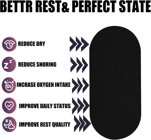 60 Pack Mouth Tape, Mouth Tape for Sleeping, anti Snoring Sleep Tape, Mouth Sleep Strips anti Snoring Devices for Better Nose Breathing Sleep, Snore Reducing Aids Black