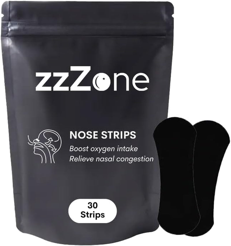 Breathe Easy and Sleep Soundly! 💨✨ Extra Strength Nose Strips for Snoring Relief - 30 Pack for Better Sleep and Exercise! 💤🏃‍♂️