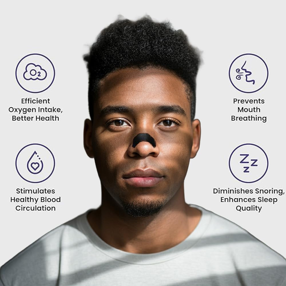 Breathe Easy and Sleep Soundly! 💨✨ Extra Strength Nose Strips for Snoring Relief - 30 Pack for Better Sleep and Exercise! 💤🏃‍♂️