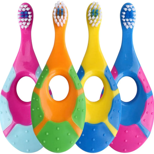 Brighten your child's smile with our 2-pack BPA-free soft bristle toothbrushes, perfect for little ones learning to brush! 🦷✨